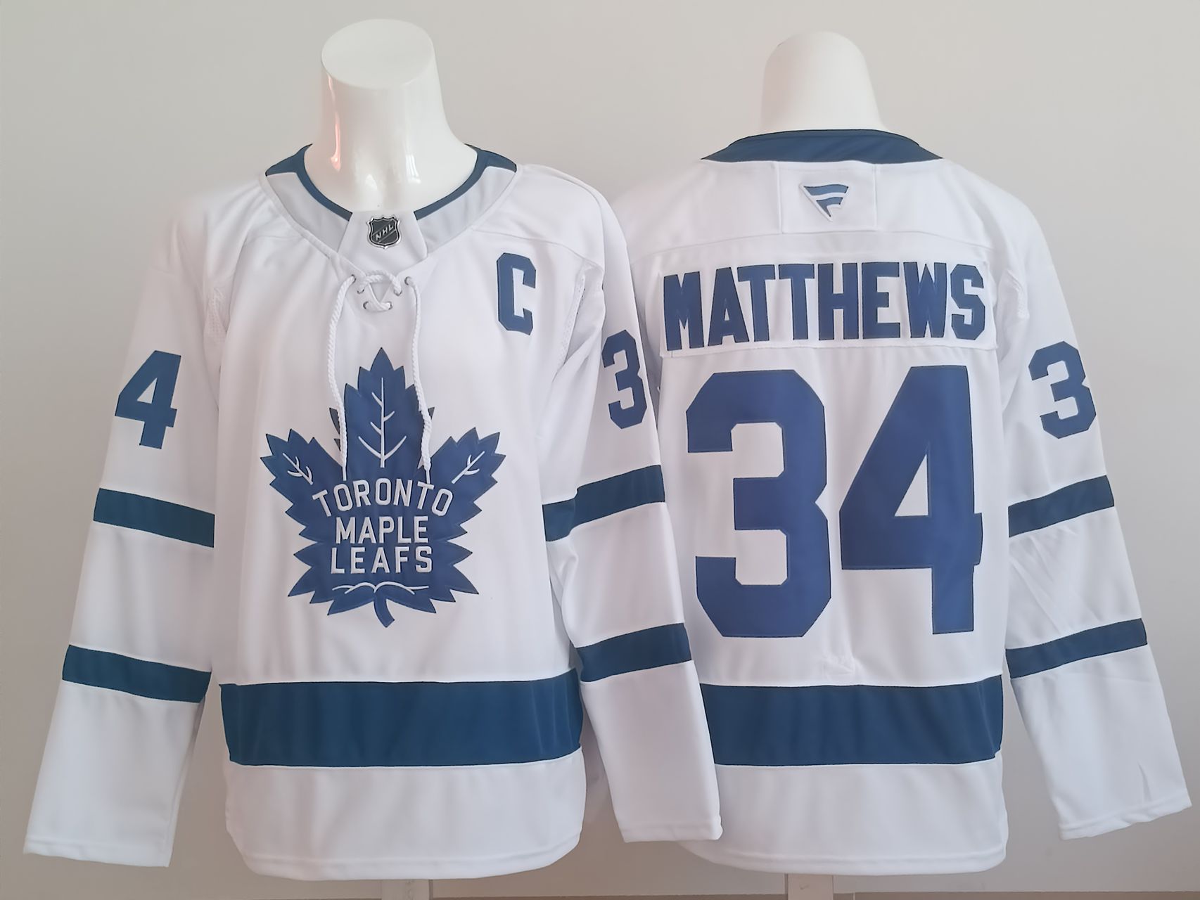 Men 2025 Toronto Maple Leafs #34 Matthews White NHL Jersey style 01->toronto maple leafs->NHL Jersey